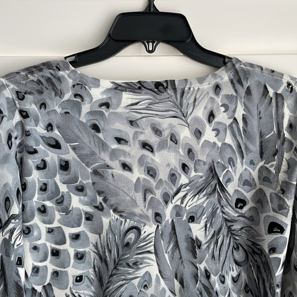 Prima Bella rhinestone bling button front cardigan - Picture 8 of 10